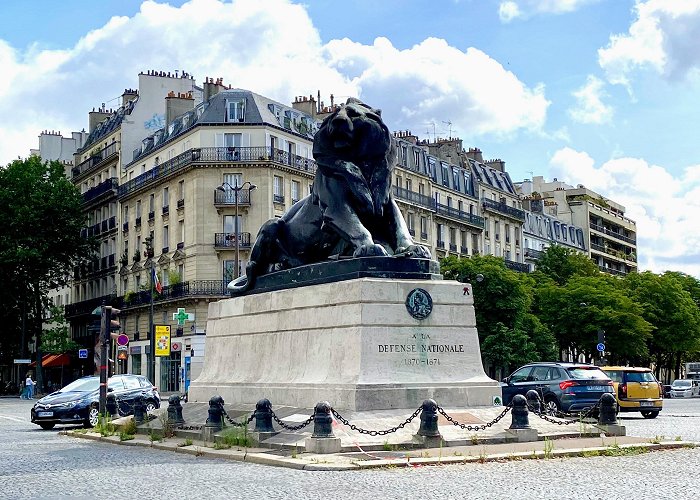 Place Denfert-Rochereau FOUND] France - Paris 14 - Monument of the Lion of Belfort Place ... photo