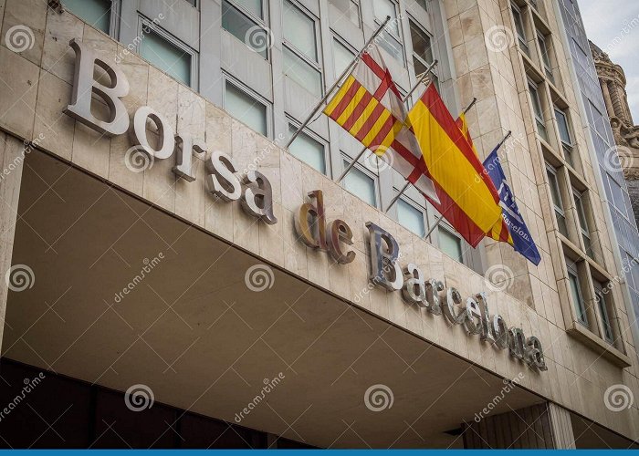 Barcelona Stock Exchange The Borsa De Barcelona (Barcelona Stock Exchange) Building with ... photo