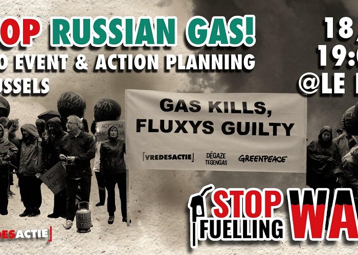 Fluxys Stop Fuelling War: info event en action planning | Visit Brussels photo