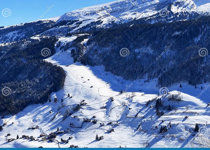 Alt St. Johann-Sellamatt Ski Resort Alp Sellamatt-Alt St. Johann or Night Skiing Slope ... photo