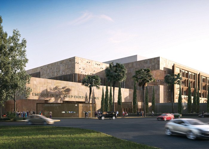 United States Embassy Diplomatic design: New US embassies make an architectural ... photo