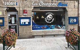 Logis Hotel Les Chardons Bleus Restaurant Le Bistrot De La Mer Roscoff Exterior photo