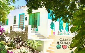 Camp Akumal - Hosted Family Bungalows Exterior photo