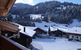 Hotel Gaestehaus Alpenblick Wildstrubel Sankt Stephan Exterior photo