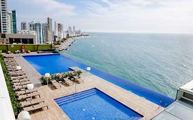 Cozy Apartament con excelente vista en Edificio de Lujo - Condominio h2 Regency Cartagena Exterior photo