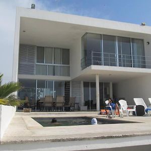 Designer'S House Beach Front Superb Ocean View Hi Speed Wifi Villa Telchac Puerto Exterior photo