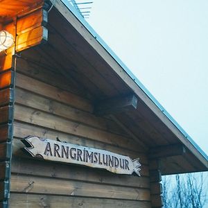 Arngrimslundur Log Cabin - Cabin 3 Villa Fludir Exterior photo