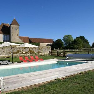 Charmante Maison Du Xve Avec Piscine, Jardin Et Terrasse En Lisiere De La Foret De Troncais - Fr-1-489-217 Villa Le Brethon Exterior photo