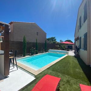 Jolie Villa climatisée piscine chauffée Perpiñán Exterior photo