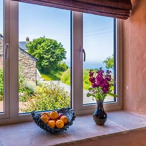 Polrunny Farm Sea View Blueberry Cottage With Log Burner Boscastle Exterior photo