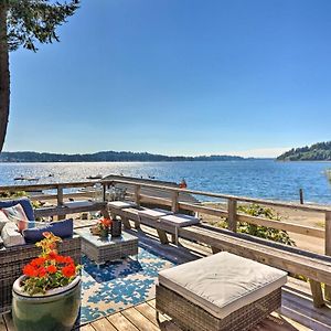 Gig Harbor House With Private Beach And Views! Exterior photo