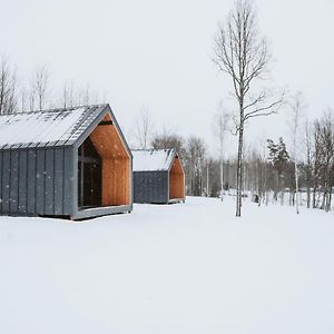 Sniegi Design Cabin With Sauna Villa Madona Exterior photo