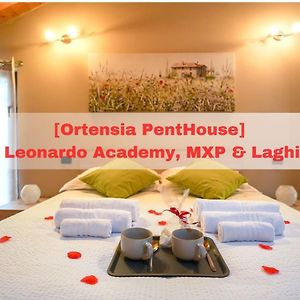 Ortensia Penthouse Leonardo Academy, Mxp & Laghi Sesto Calende Exterior photo