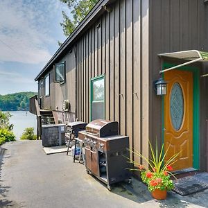 Lakefront Queensbury Home Kayaks And Boat Dock Exterior photo