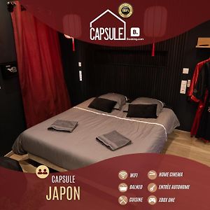 Apartamento Capsule Japon - Jacuzzi - Netflix & Ecran Cinema - Xbox Trith-Saint-Leger Exterior photo