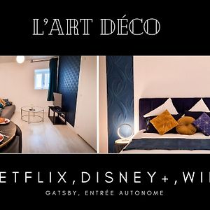 Apartamento L'Art Deco 3 Etoiles Wifi, Netflix, Disney, Coeur De Bastide Villefranche-de-Rouergue Exterior photo