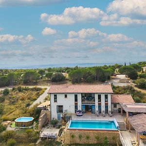 5-Star Luxury Hilltop House With Heated Salt Pool And Hot Tub, Close To Carcassonne Villa Aragon Exterior photo