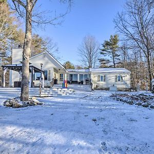 New Hampshire Home With Private Beach, Dock And Rafts! Barnstead Exterior photo