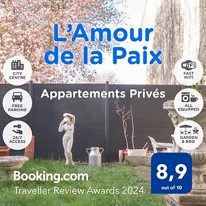 L'Amour De La Paix - Centre-Ville - Jardin - Tv65"Primevideo - Gere Par Presta-Zen'Services Verdún Exterior photo
