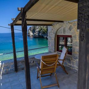 'Panorama' Stone House On The Beach Villa Khalkia Exterior photo