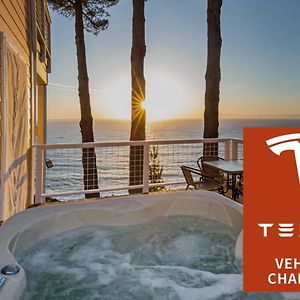 Apartamento Breathtaking Oceanview! By Oceanviewhottubs Oceanfront! Shelter Cove Ca Tesla Ev Station Exterior photo