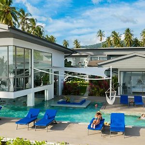 Luxurious Beachfront Five Bedrooms Bella Samui Beach Villa Koh Samui Exterior photo