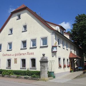 Gasthaus Zum Goldenen Ross Hotel Creglingen Exterior photo