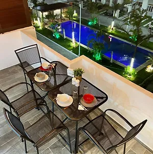 Penthouse Manzanillo exclusivo con alberca Apartamento Exterior photo
