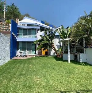 Casa Azul En La Orilla Del Lago Tequesquitengo Exterior photo