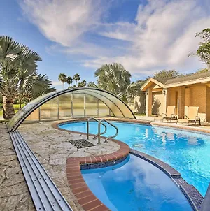 Waterfront Harlingen Home With Pool, Patio And Gazebo! Exterior photo